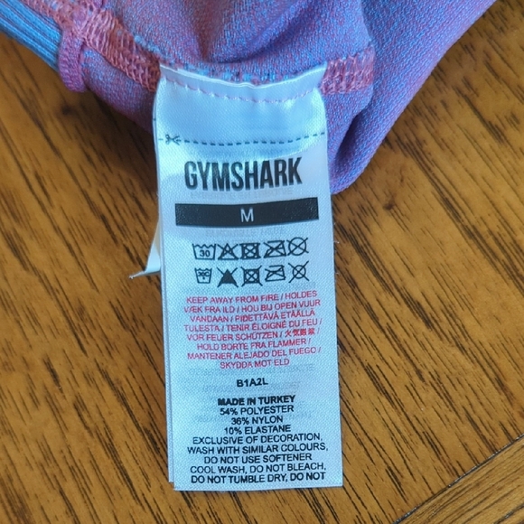 Gymshark Adapt Ombre Pink and Blue Seemless Leggings - Picture 2 of 8